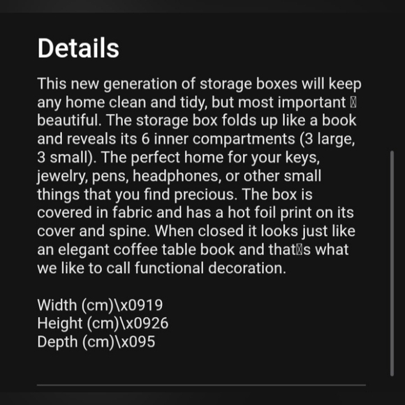 ❗️ PRECIOUS THINGS STORAGE UNISEX BOX ❗️ - Picture 3 of 13